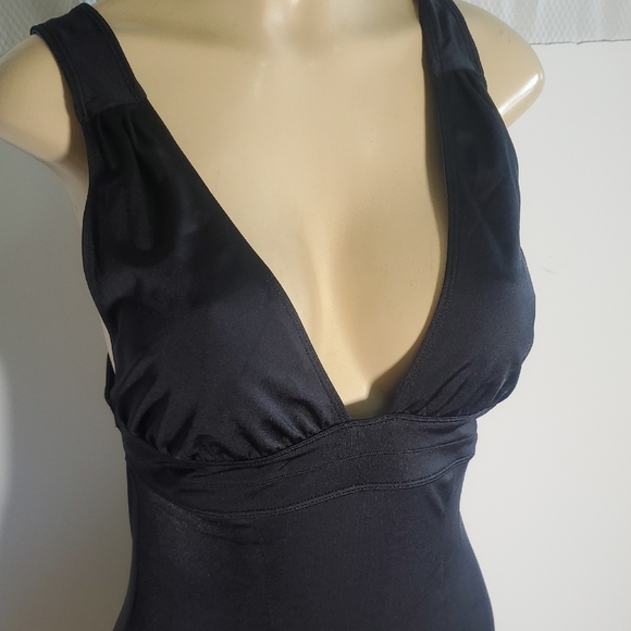 NEW Diane von Furstenberg One Piece Swimsuit Black Size L - Picture 4 of 12